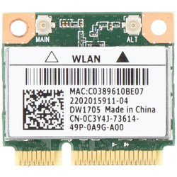 Używana Karta Sieciowa WiFi QUALCOMM Atheros DELL DW1705 0C3Y4J