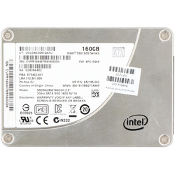 Używany Dysk Twardy Intel SSDSA2BW160G3H 160GB SSD SATA 2,5''