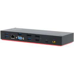 Używana Stacja dokująca Lenovo Thunderbolt 3 Dock 40AC + Zasilacz 135W + Kabel USB-C