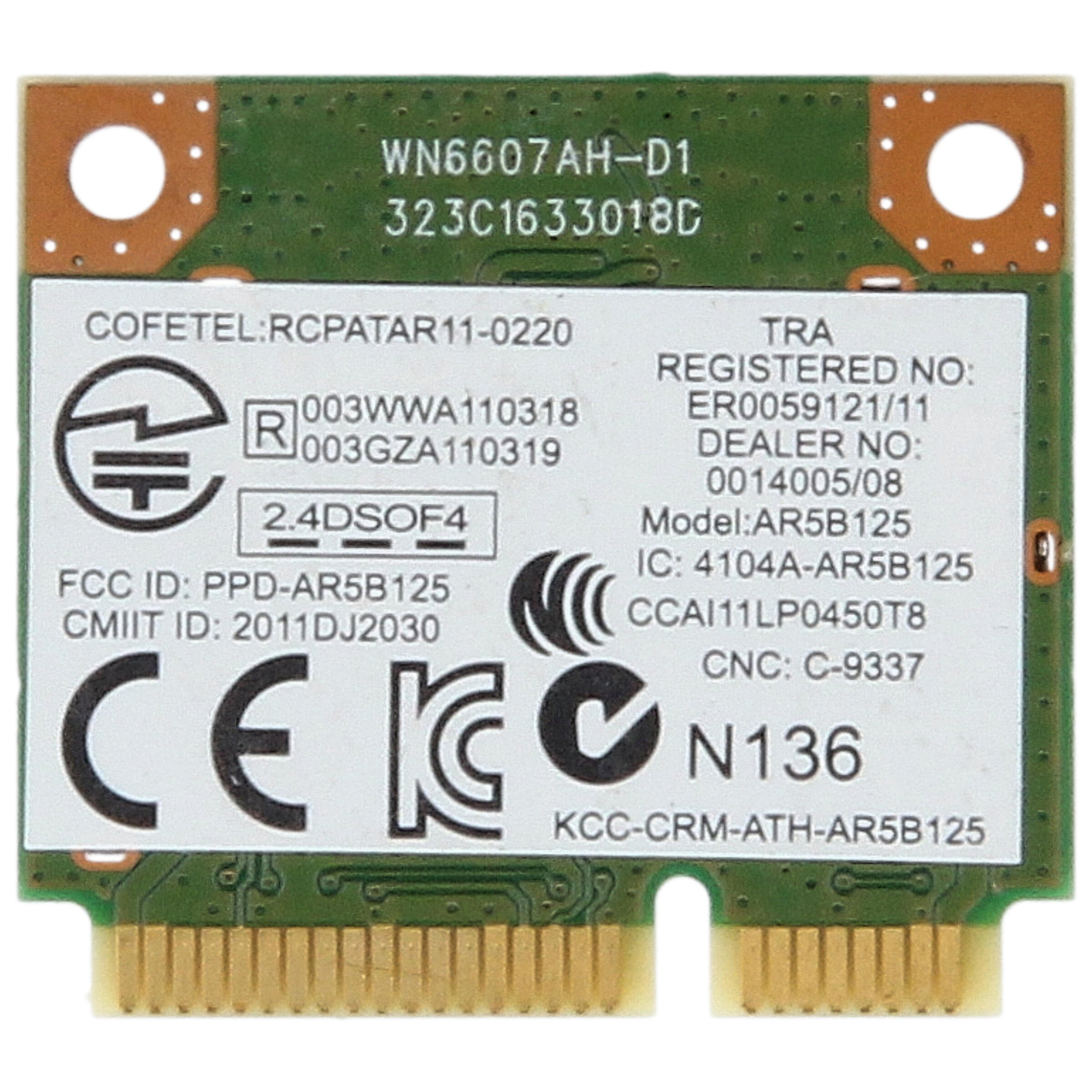 Moduł Karta Wifi Broadcom Dw1506 Rnewpl 7774