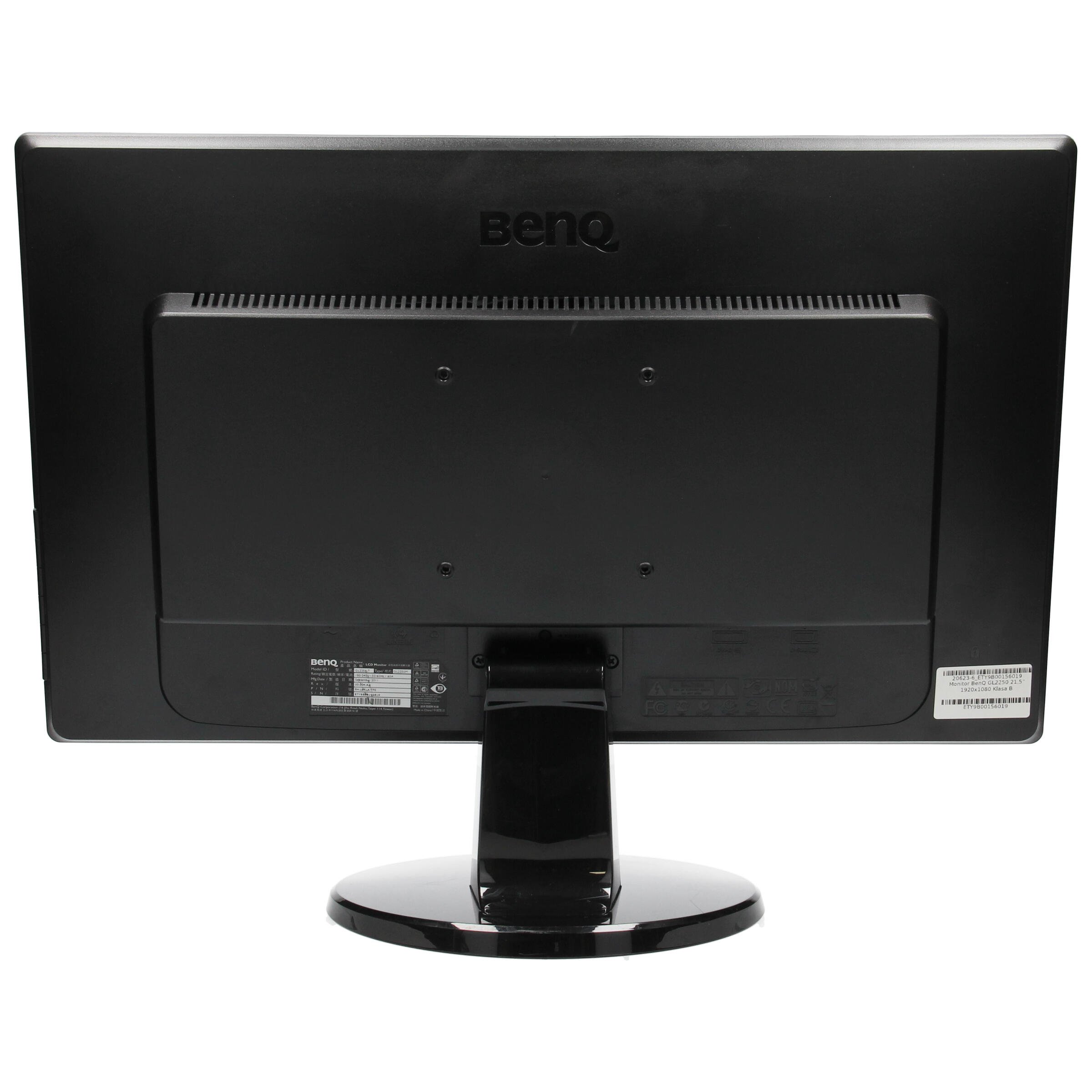 Настроить монитор benq gl2250