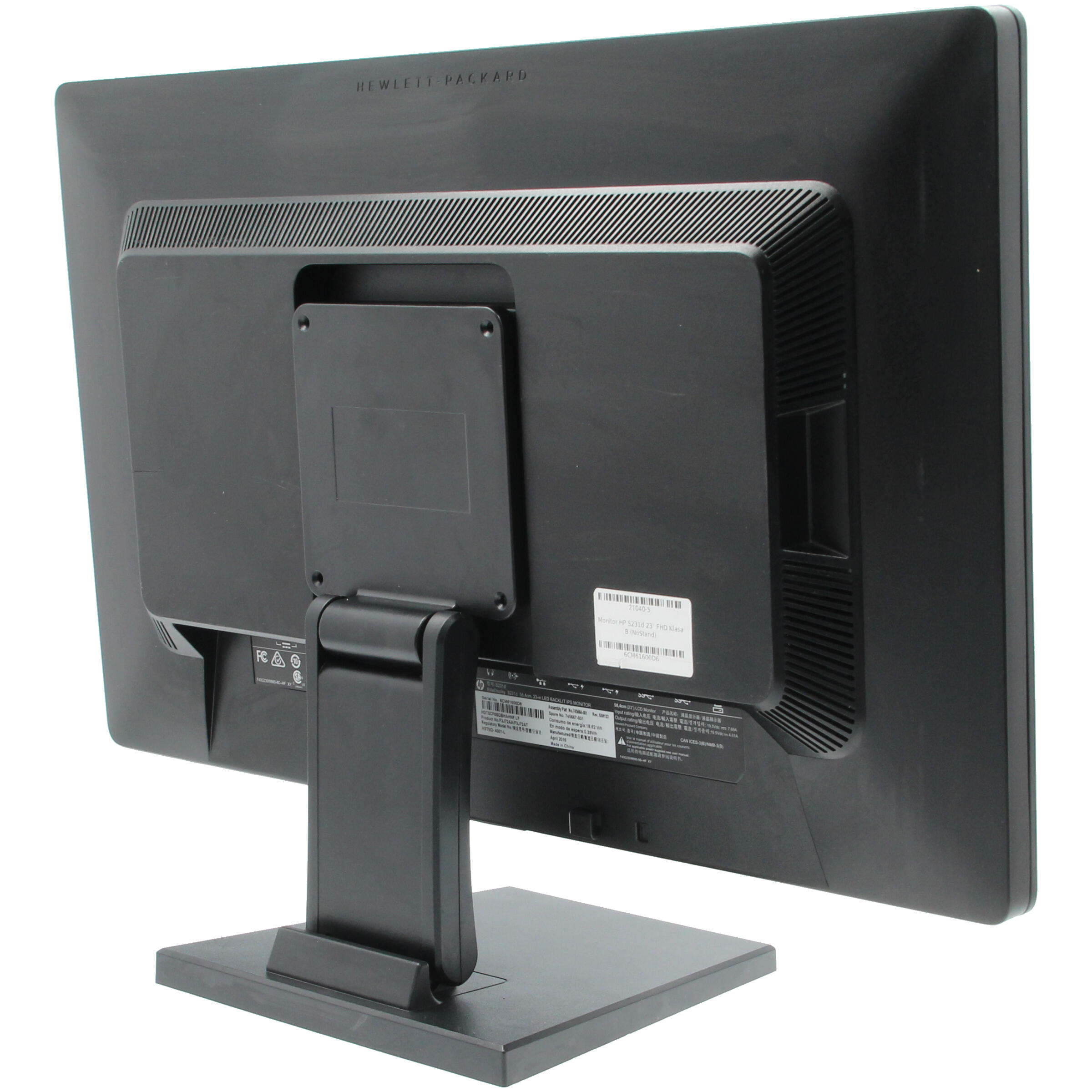 Monitor HP S231d 23" FHD Klasa B