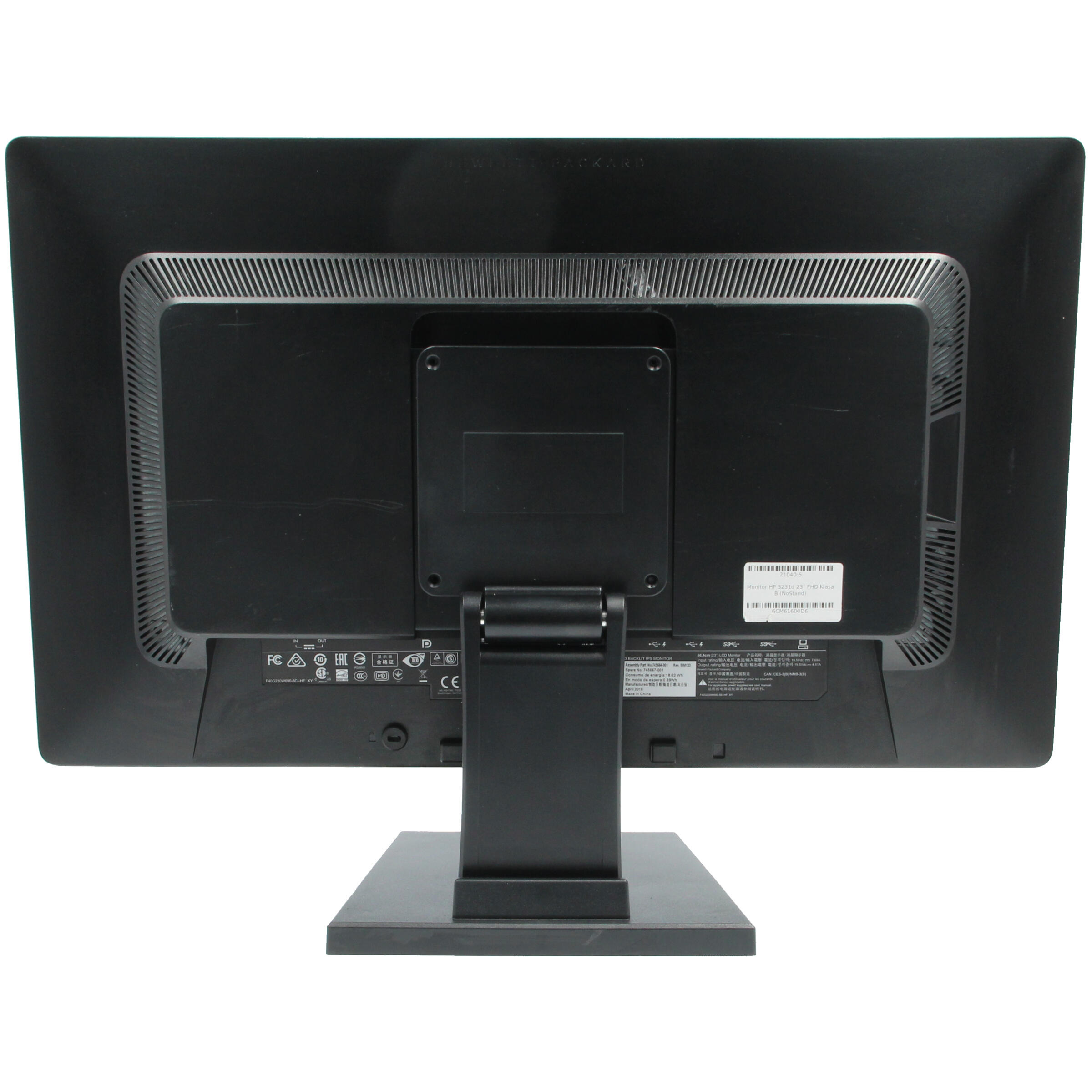 Monitor HP S231d 23" FHD Klasa B